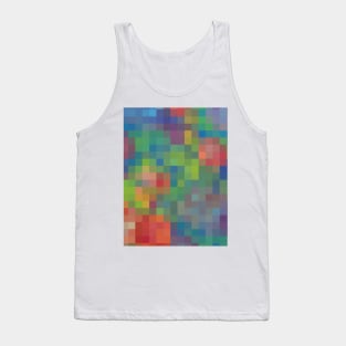 Colorful squares Design Tank Top